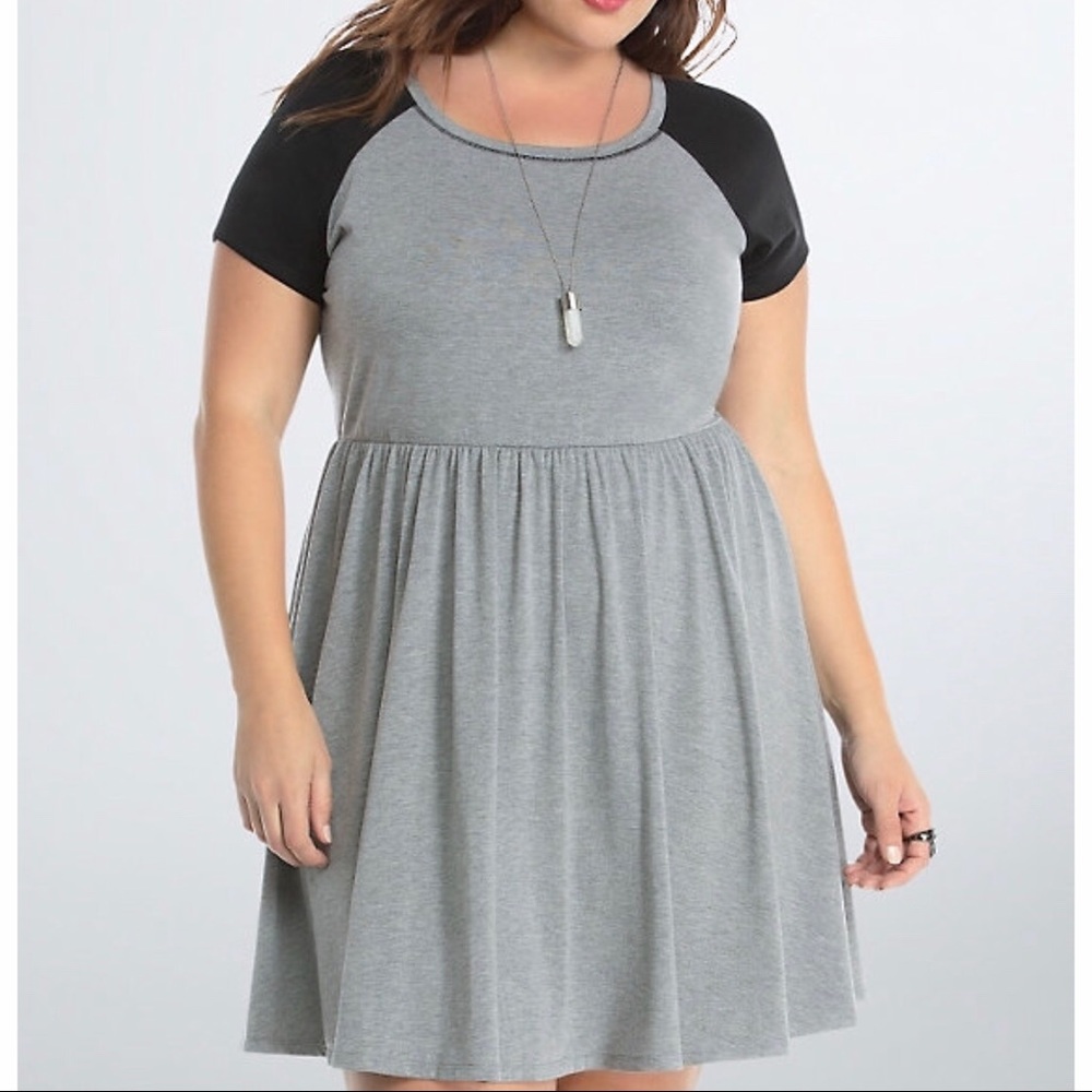 Torrid Raglan Skater Dress